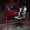 Flash Furniture Red Gaming Desk and Chair Set BLN-X10RSG1030-WH-GG - alternate 1